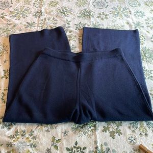 J Crew Cropped Wide Leg Sweater Pants